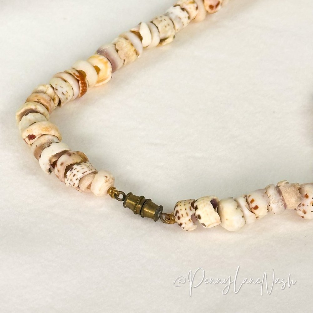 Vintage Seashells Chain Beads Necklace - Picture 6 of 6